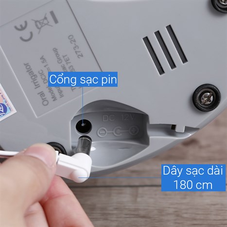 Máy tăm nước gia đình Rio Beauty DCIC Màu Trắng