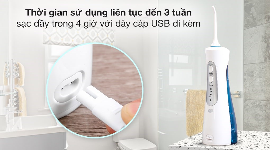 Máy tăm nước cầm tay Rio Beauty DCIR2