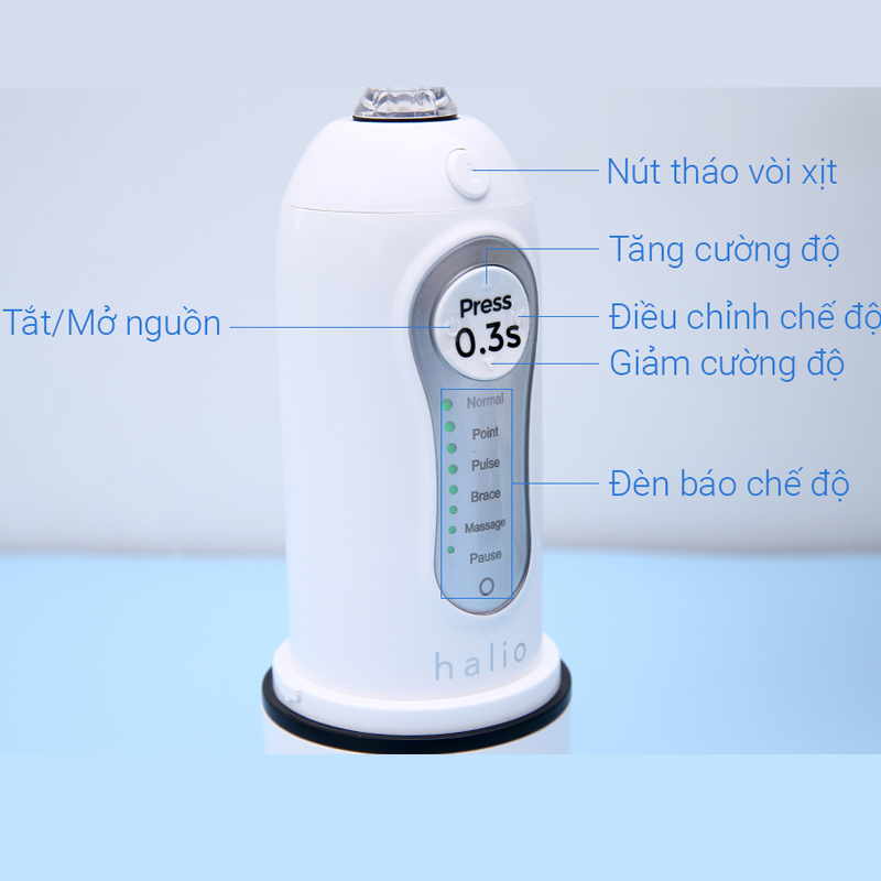 Máy tăm nước Halio Professional Cordless Màu Trắng