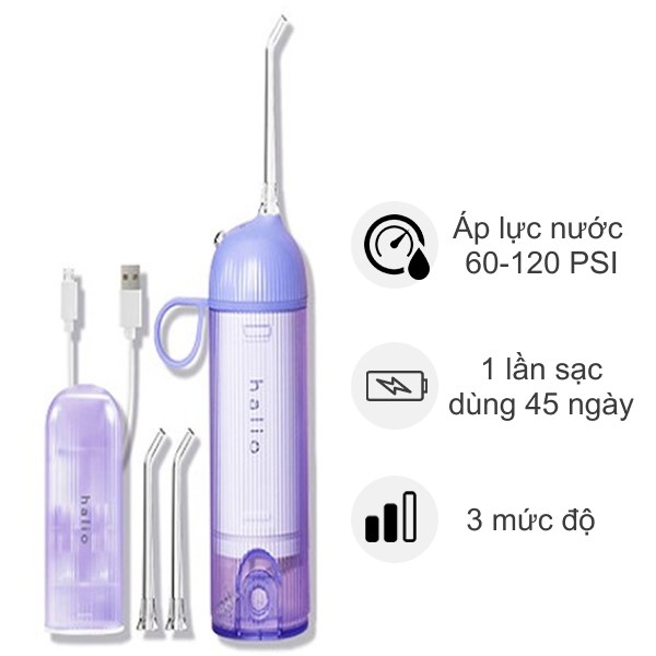 Máy tăm nước cầm tay Halio UltraClean Oral Irrigator