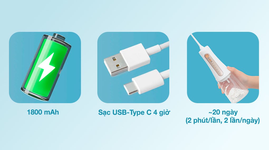 Máy tăm nước cầm tay Magic Eco PRO-82