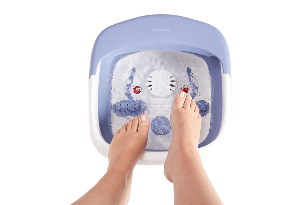 Bồn ngâm massage chân Lanaform LA110416 Màu Trắng - Tím