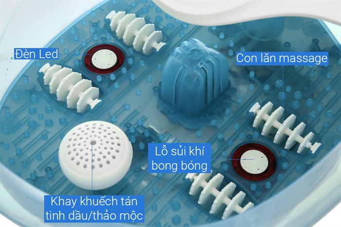 Bồn ngâm massage chân Rio Beauty FTBH5-EU Màu Xanh Dương