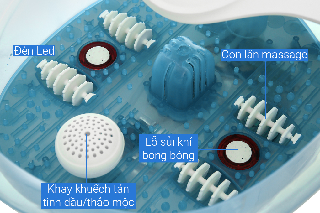 Bồn ngâm massage chân Rio Beauty FTBH5-EU Màu Xanh Dương