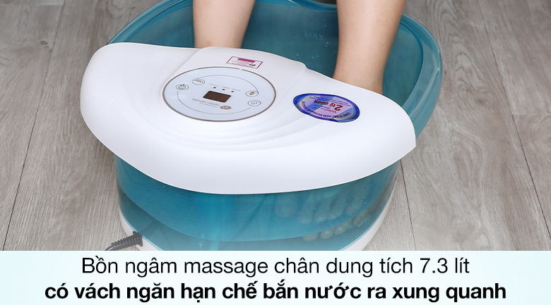 Bồn ngâm massage chân Rio FTBH5-EU - Dung tích 7.3 lít