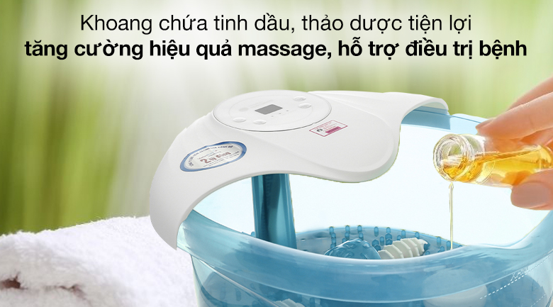 Bồn ngâm massage chân Rio FTBH5-EU - Khoang chứa