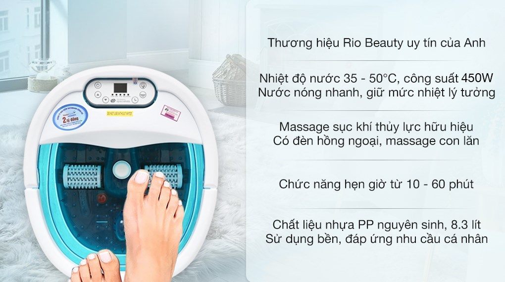 Bồn ngâm massage chân Rio FTBH7