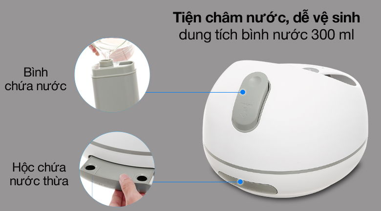 Dễ châm nước - Bồn massage xông hơi chân Rio FTBH9