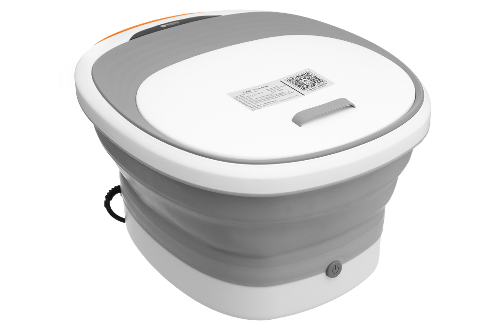 Bồn ngâm massage chân Kachi MK344 Màu Trắng - Xám