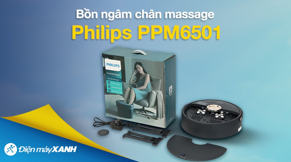 Bồn ngâm chân massage Philips PPM6501