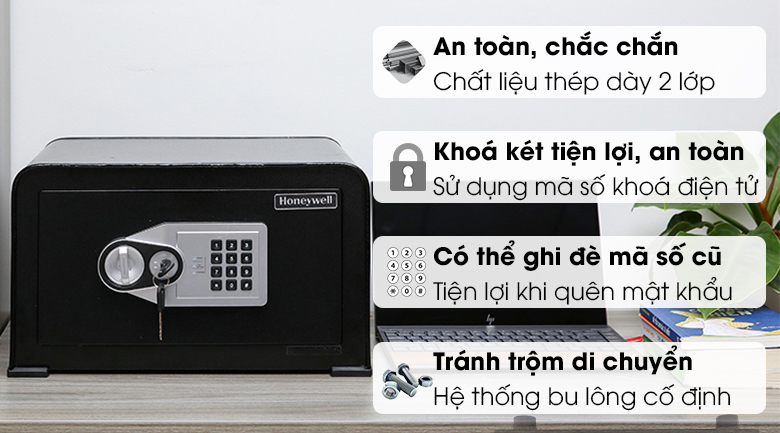 Két sắt cá nhân 29.1 lít Honeywell điện tử 5706