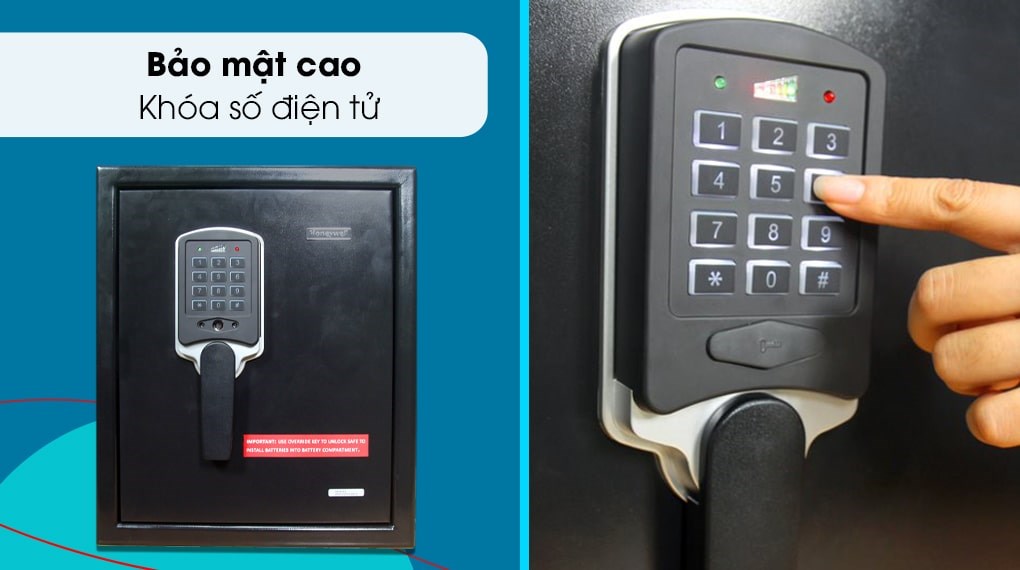 Két sắt 25,4 lít Honeywell khoá điện tử 2605
