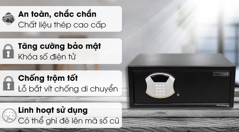 Két sắt 32,2 lít Honeywell khoá điện tử 5105