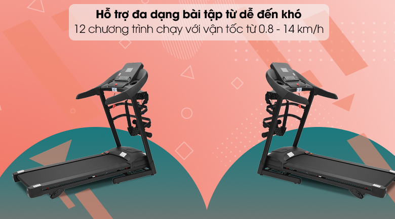 Máy chạy bộ thể dục Airbike Sports T500 Plus - 7