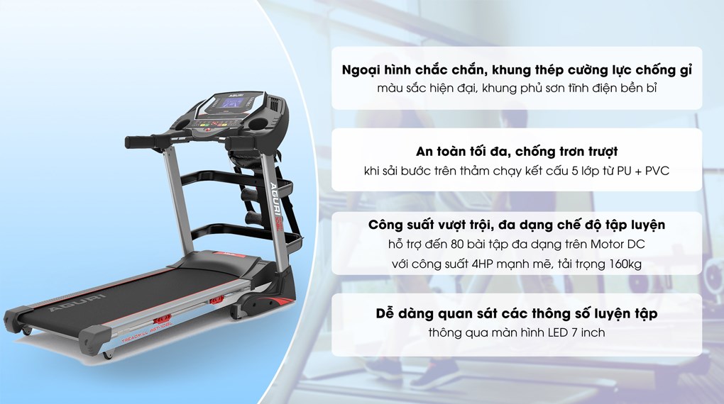 Máy Chạy Bộ Aguri AGT-108L hover