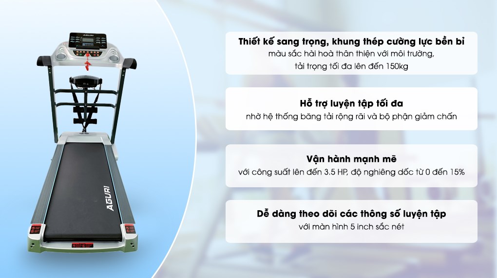 Máy Chạy Bộ Aguri AGT-115L hover