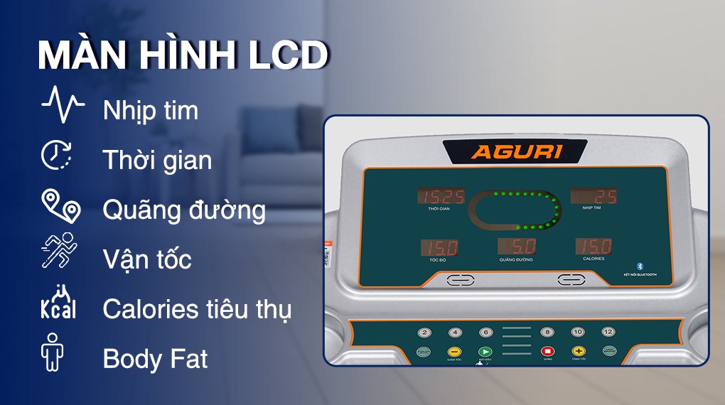 Máy Chạy Bộ Aguri AGT-117L - 6