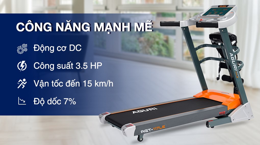 Máy Chạy Bộ Aguri AGT-117L - 4