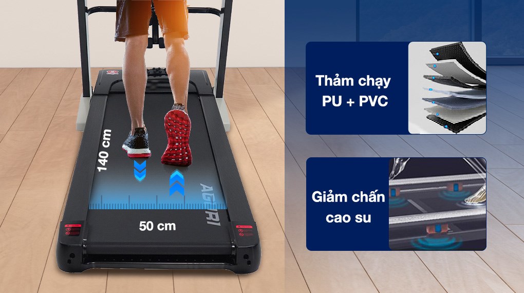 Máy Chạy Bộ Aguri AGT-121LE - 3