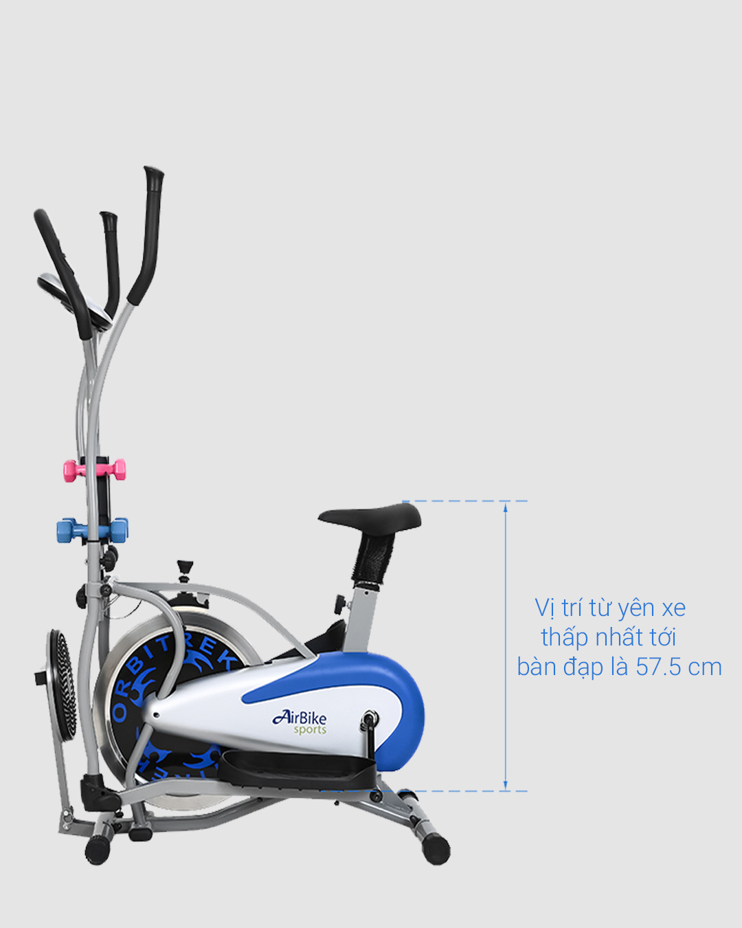 Xe đạp tập thể dục Airbike Sports ORBITREK 2085