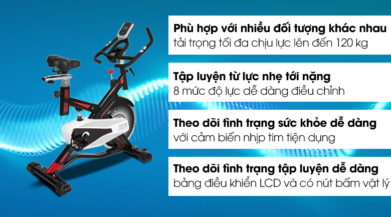 Xe đạp tập thể dục Airbike Sports MK-100