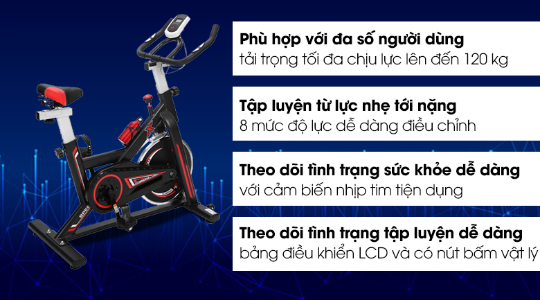 Xe đạp tập thể dục Airbike Sports MK-207