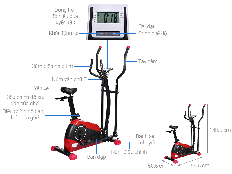 Xe đạp thể thao  Airbike Sport MK-225