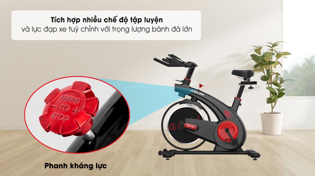 Xe Đạp Tập Thể Dục Aguri AGS-201