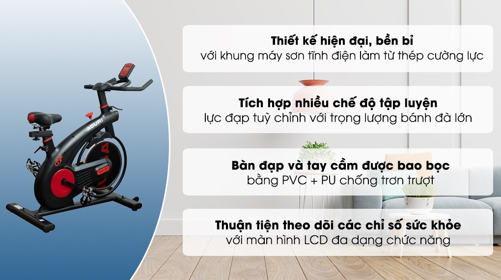 Xe Đạp Tập Thể Dục Aguri AGS-201