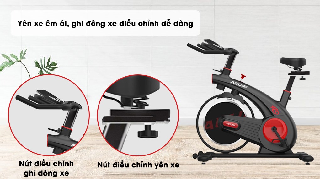 Xe Đạp Tập Thể Dục Aguri AGS-201
