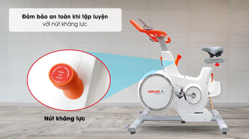 Xe Đạp Tập Thể Dục Aguri AGS-211