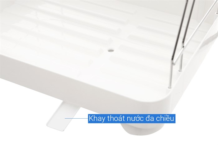 Kệ úp chén 2 tầng Tokyo Inochi HIN.KECH.TOKY Màu Trắng