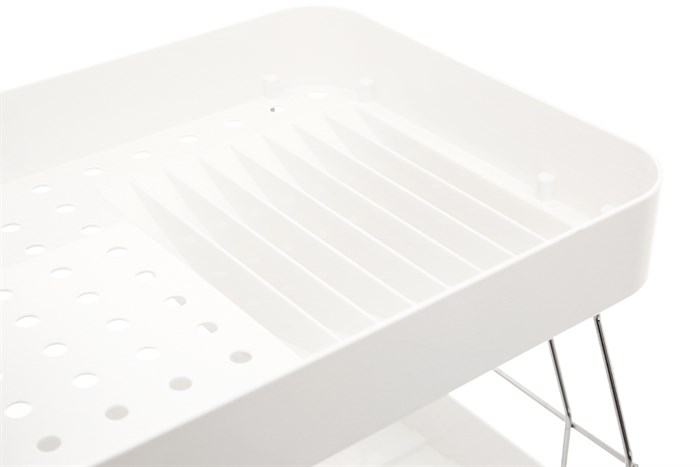 Kệ úp chén 2 tầng Tokyo Inochi HIN.KECH.TOKY Màu Trắng