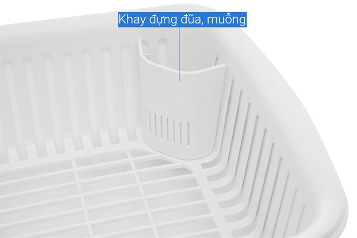 Kệ úp chén có nắp Tokyo Inochi HIN.KECH.TONA Màu Trắng