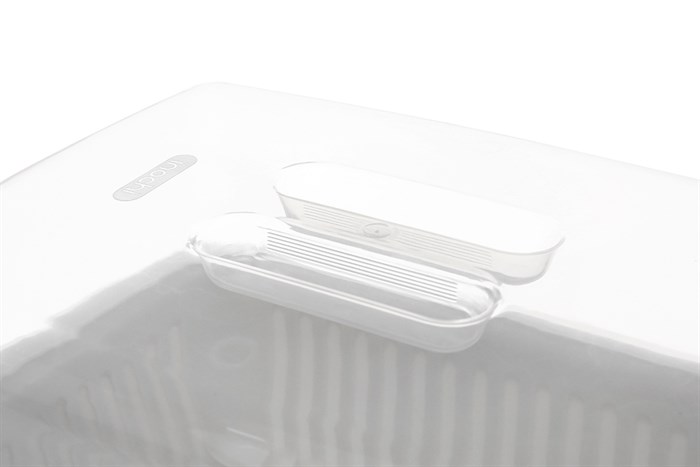 Kệ úp chén có nắp Tokyo Inochi HIN.KECH.TONA Màu Trắng