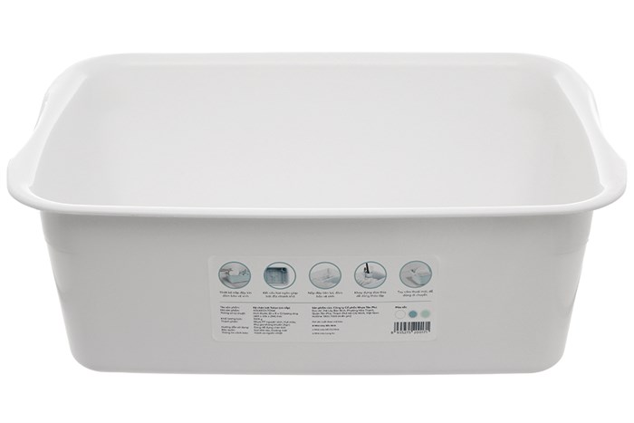 Kệ úp chén có nắp Tokyo Inochi HIN.KECH.TONA Màu Trắng