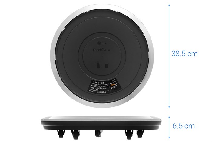 Bánh xe cho máy lọc khí 360 độ LG PuriCare Màu Đen