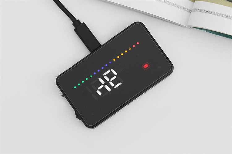 Thiết Bị Hiển Thị Thông Tin Trên Kính Lái HUD Vietmap V200 Đen Màu Đen