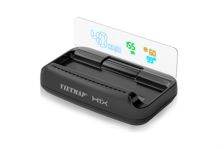 Màn Hình Hiển Thị Cảnh Báo Tốc Độ  Vietmap H1X Đen Màu Đen