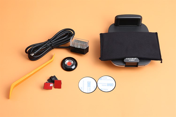 Màn Hình Hiển Thị Dẫn Đường Cảnh Báo Tốc Độ  Vietmap H1N Đen Màu Đen