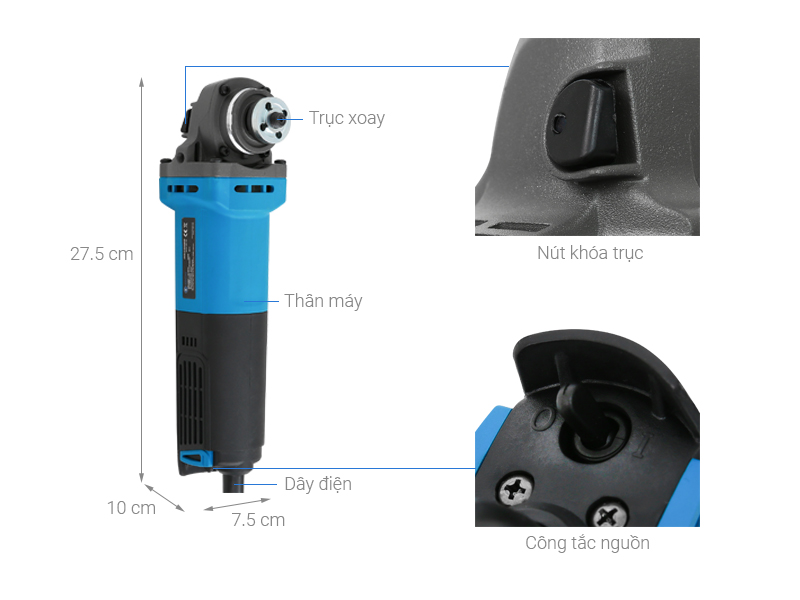 Máy mài góc cầm tay Kachi MK-190 850W