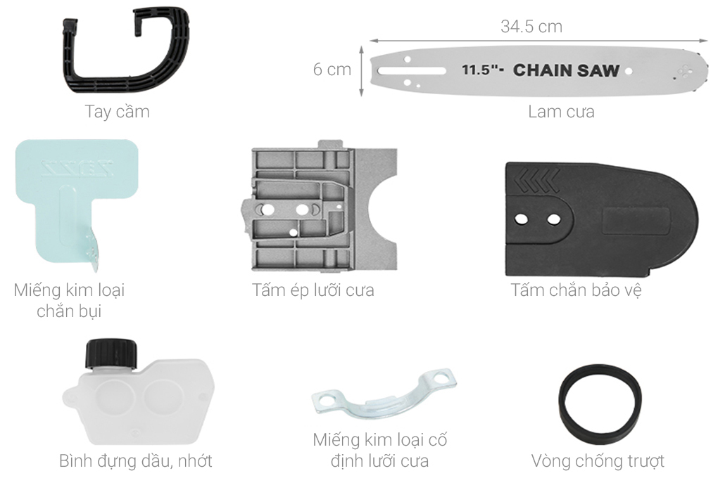 Máy mài góc cầm tay Kachi MK-190 850W Màu Đen - xanh dương