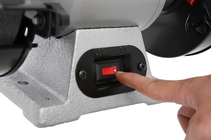 Máy mài hai đá Ryobi HBG-6E 250W Màu Đen - Xám