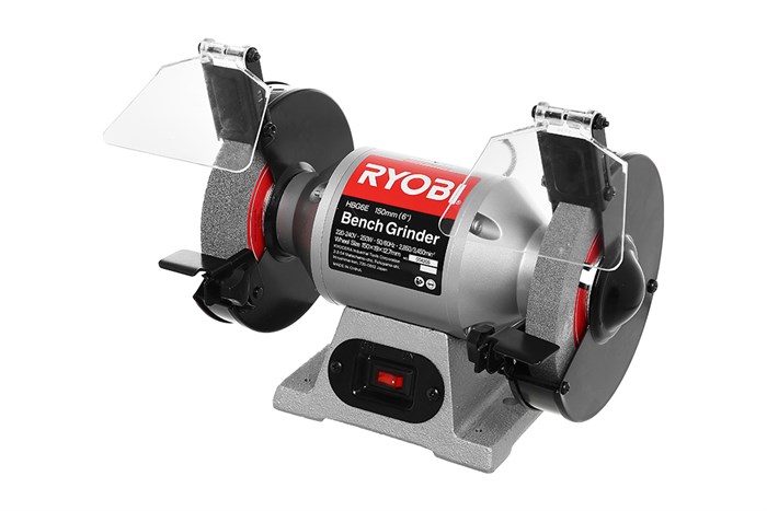 Máy mài hai đá Ryobi HBG-6E 250W Màu Đen - Xám