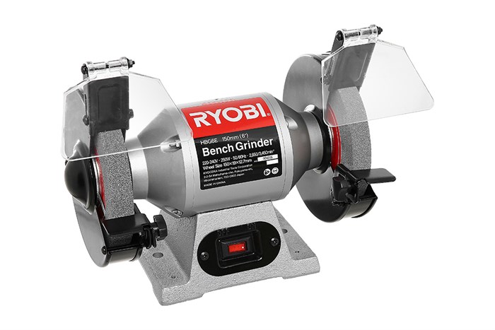 Máy mài hai đá Ryobi HBG-6E 250W Màu Đen - Xám