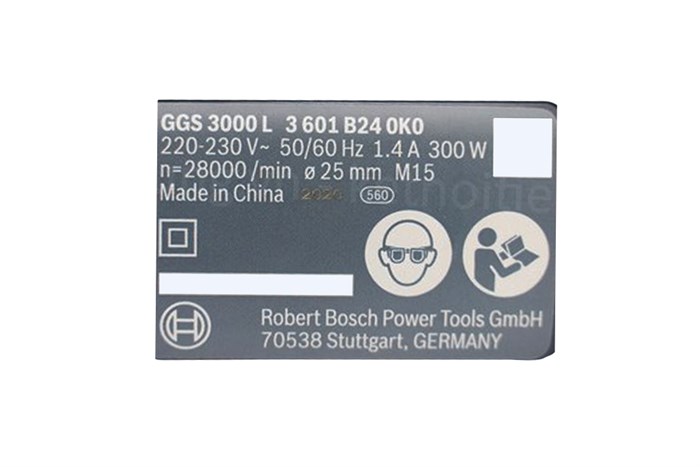 Máy mài thẳng Bosch GGS 3000L 300W Màu Xanh Dương