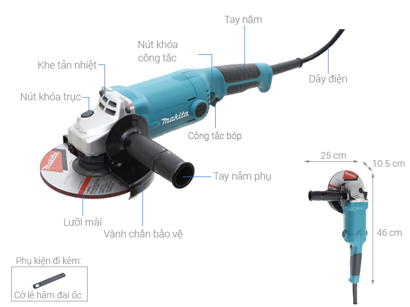 Máy mài góc Makita GA6010 1050W