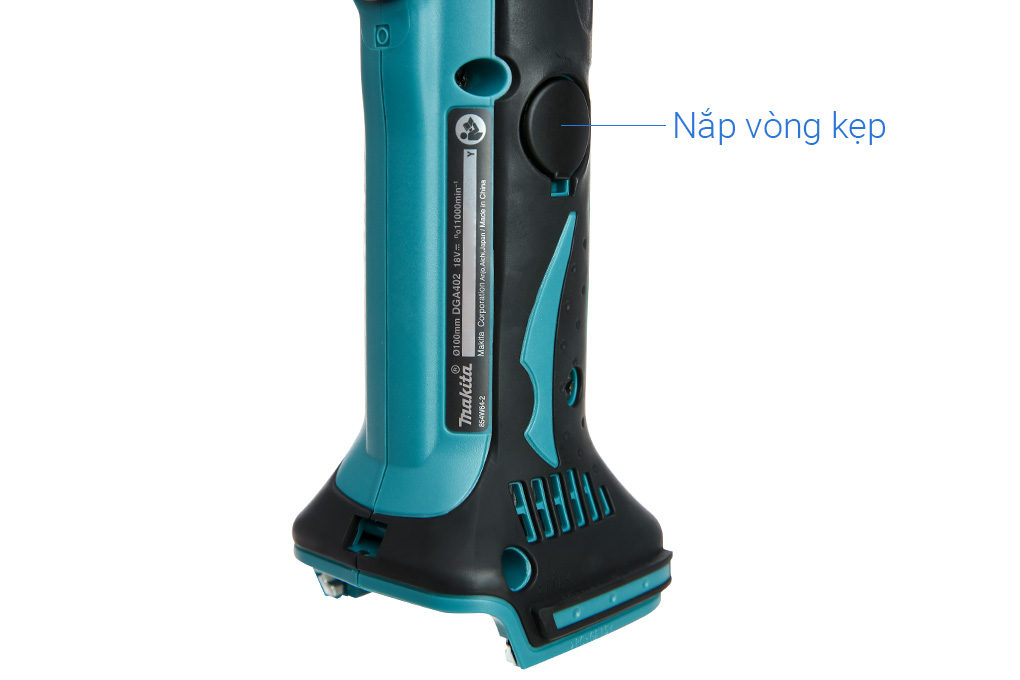 Máy mài góc dùng pin Makita DGA402Z 18V (không kèm pin, sạc) Màu Xanh lá
