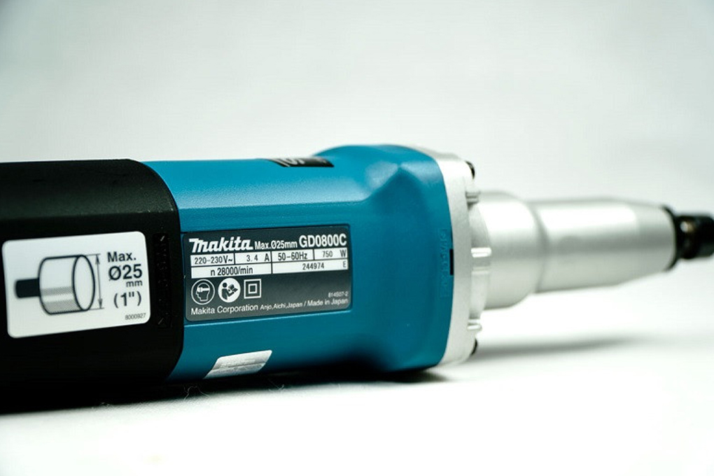 Máy mài khuôn Makita GD0800 750W Màu Xanh lá
