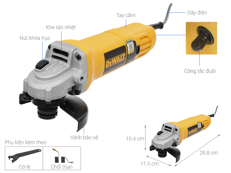 Máy mài góc Dewalt DW810B-B1 710W